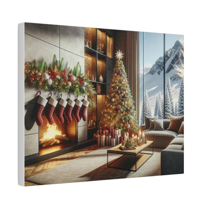 Christmas Matte Canvas, Stretched, 0.75"