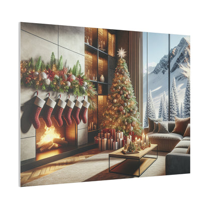 Christmas Matte Canvas, Stretched, 0.75"