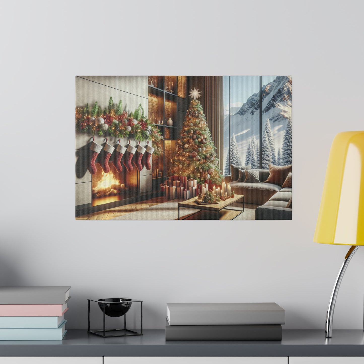 Christmas Matte Canvas, Stretched, 0.75"