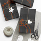 Pumpkin on Plaid Halloween Edition Eco-Friendly Gift Wrap Papers