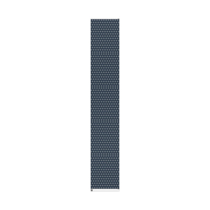 Snowflake Wrapping Paper - Navy Holiday Gift Wrap Roll - Varnish & Vibe