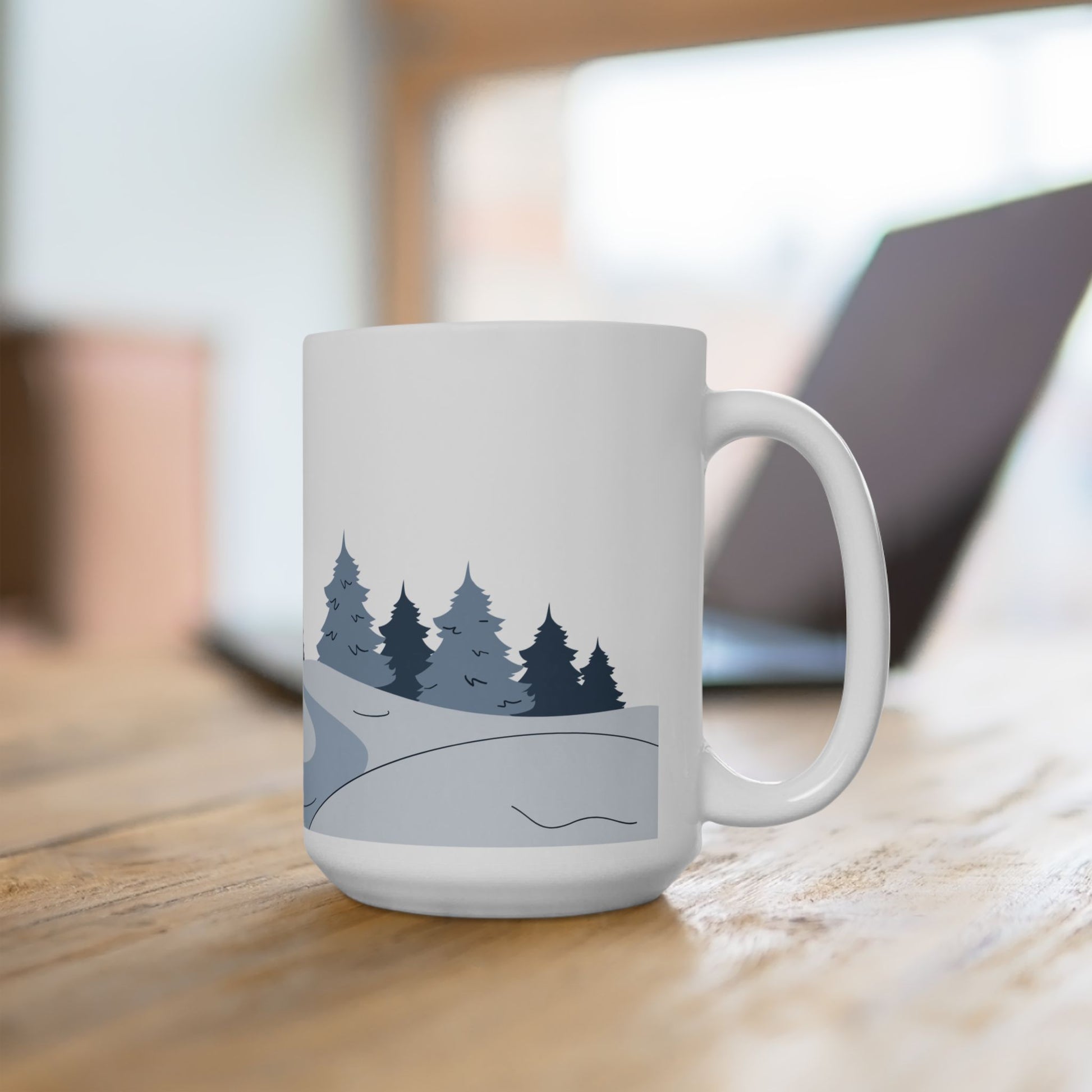 Winter Ceramic Mug, (11oz, 15oz) - Varnish & Vibe