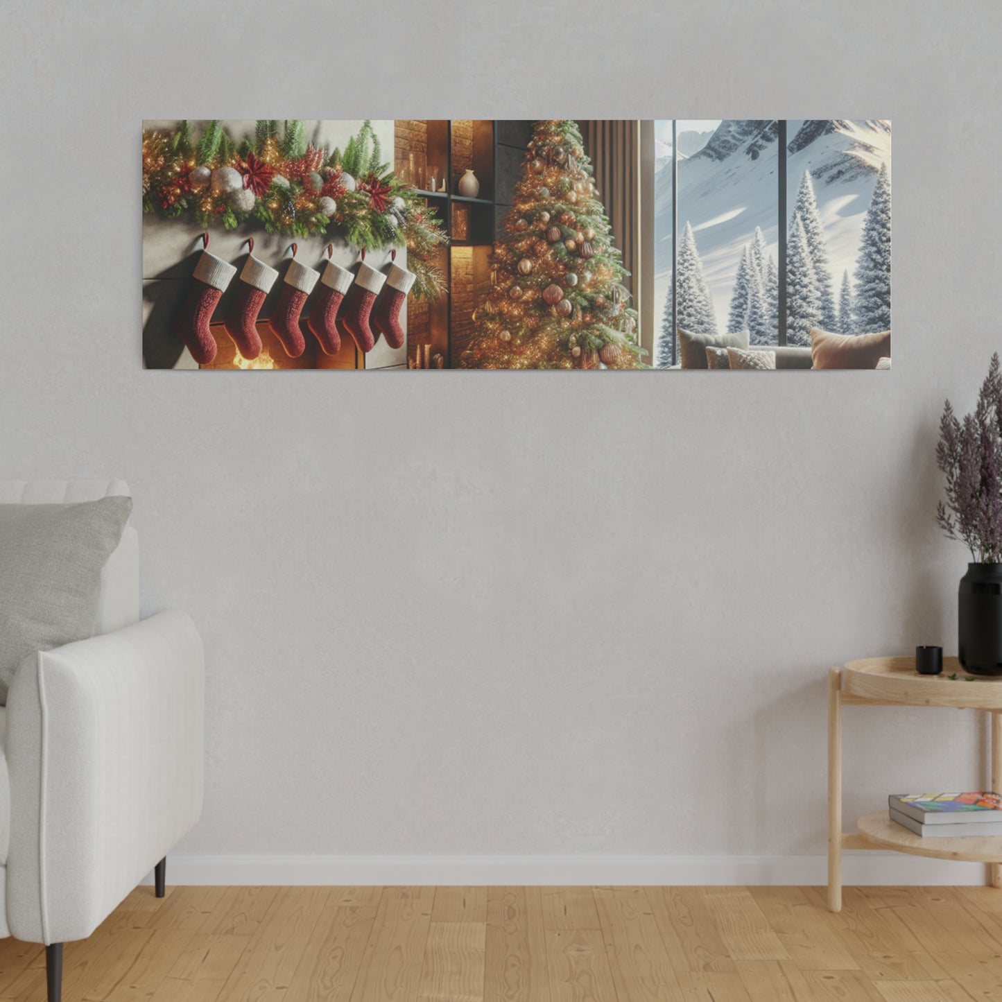 Christmas Matte Canvas, Stretched, 0.75"