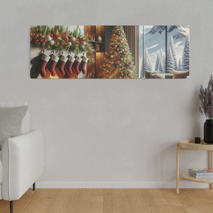 Christmas Matte Canvas, Stretched, 0.75"