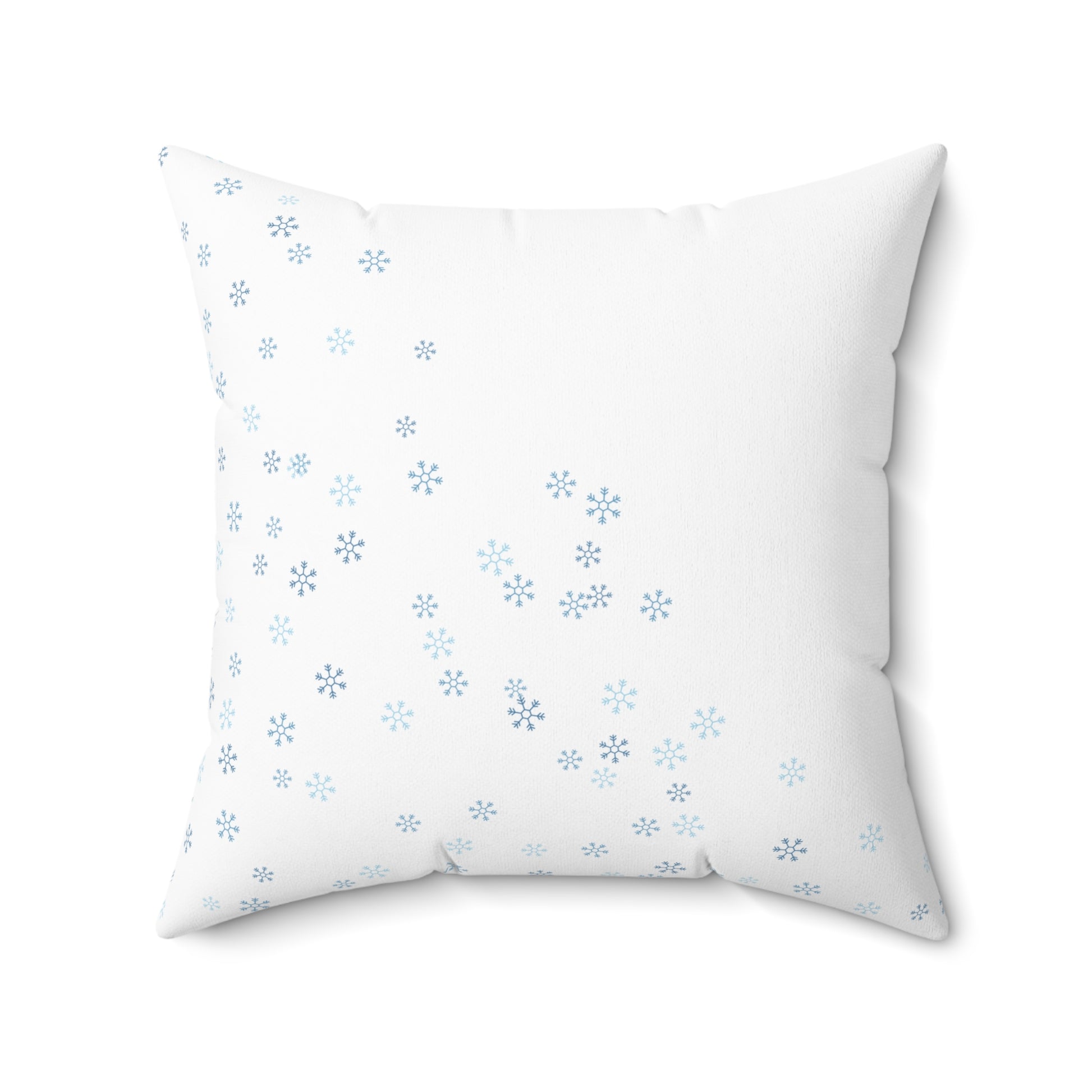 Reindeer Snowflakes Winter Spun Polyester Square Pillow - Varnish & Vibe