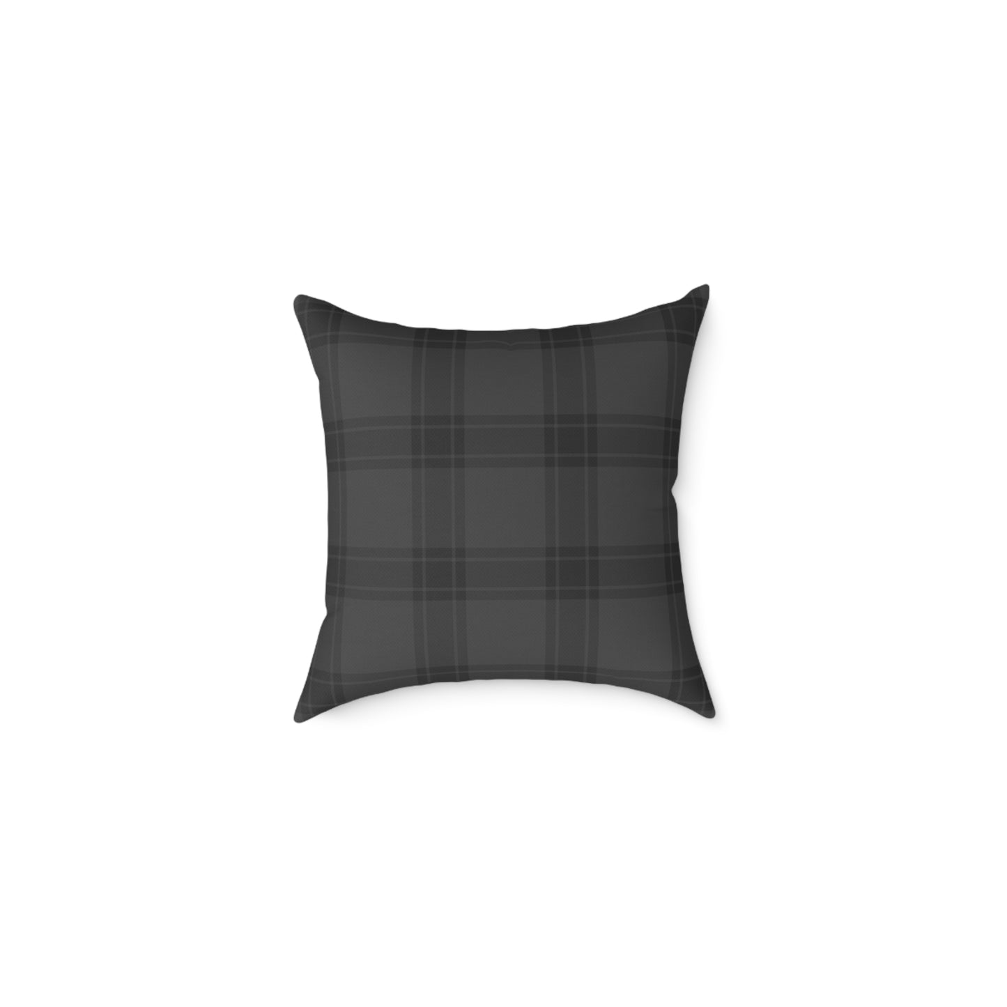 Pumpkin on Plaid Halloween Edition Fall Pillow