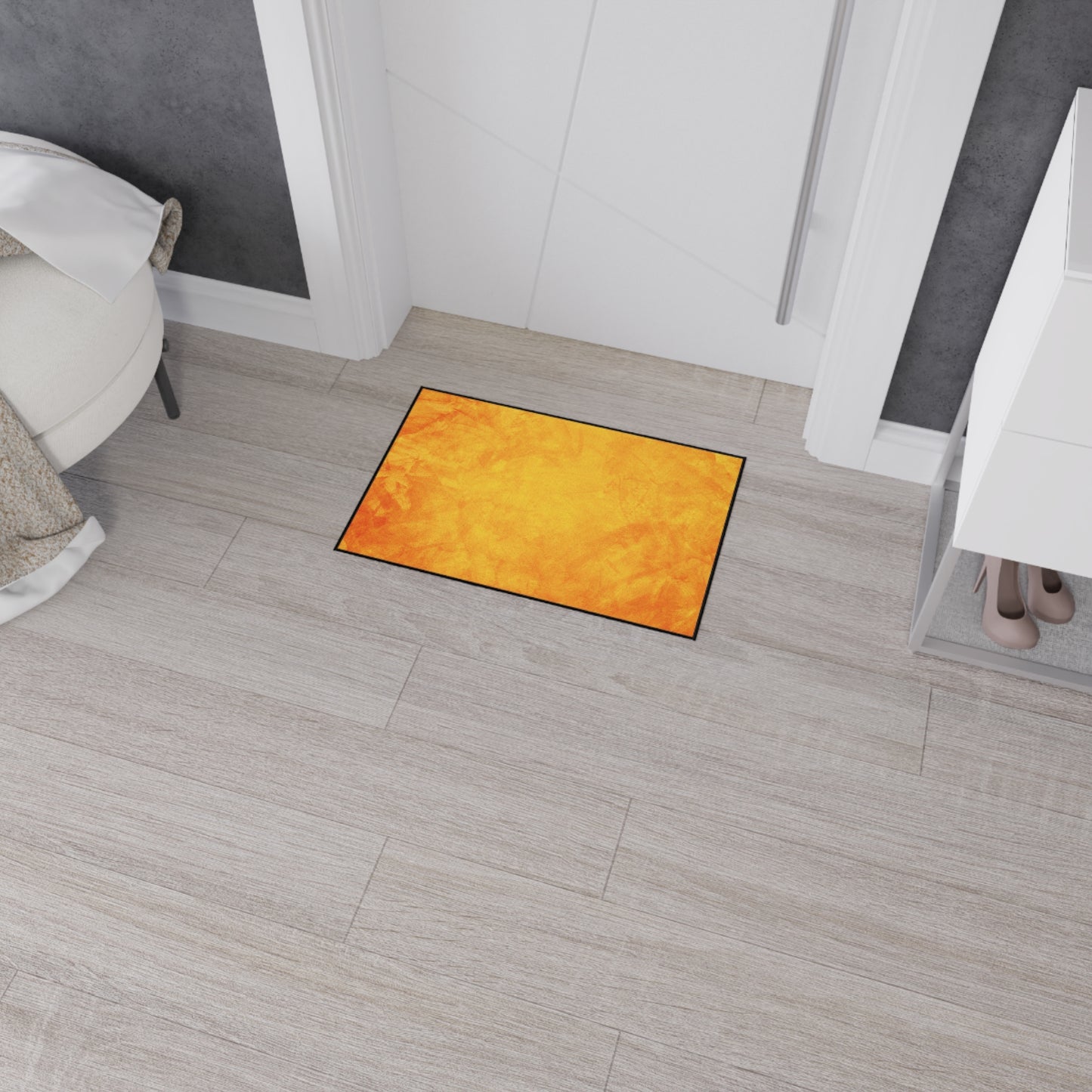 Amber Haze Abstract Fall Elegance Rug
