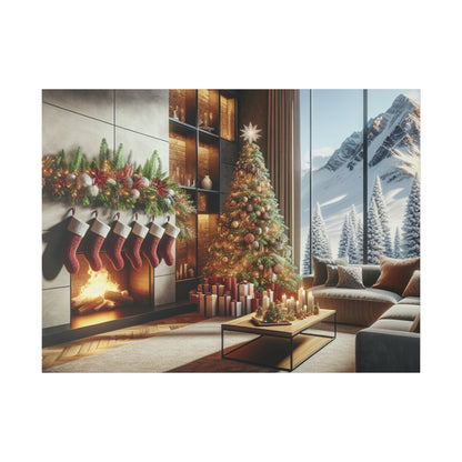 Christmas Matte Canvas, Stretched, 0.75"