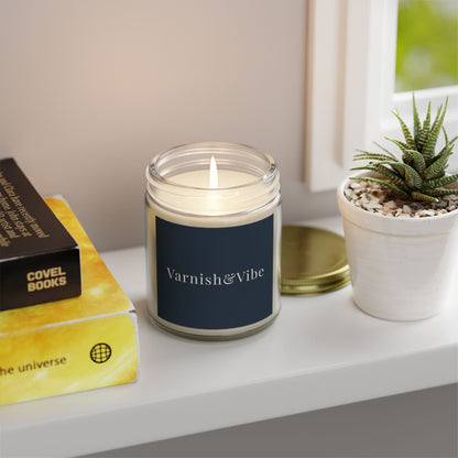 VARNISH & VIBE 4oz/9oz COCONUT APRICOT WAX SCENTED CANDLE