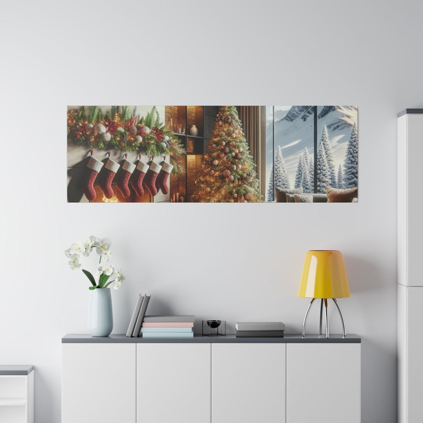 Christmas Matte Canvas, Stretched, 0.75"