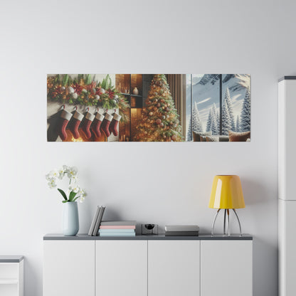 Christmas Matte Canvas, Stretched, 0.75"
