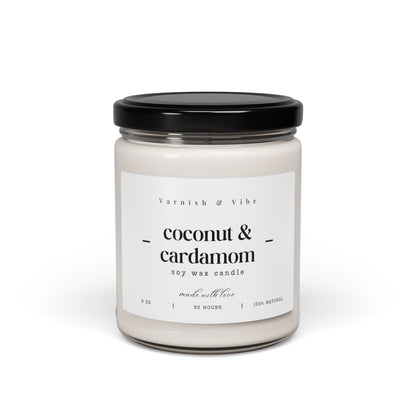 Varnish & Vibe Vegan Natural Soy Candle, 9oz