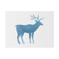 Reindeer Winter Matte Canvas, Stretched, 0.75" - Varnish & Vibe