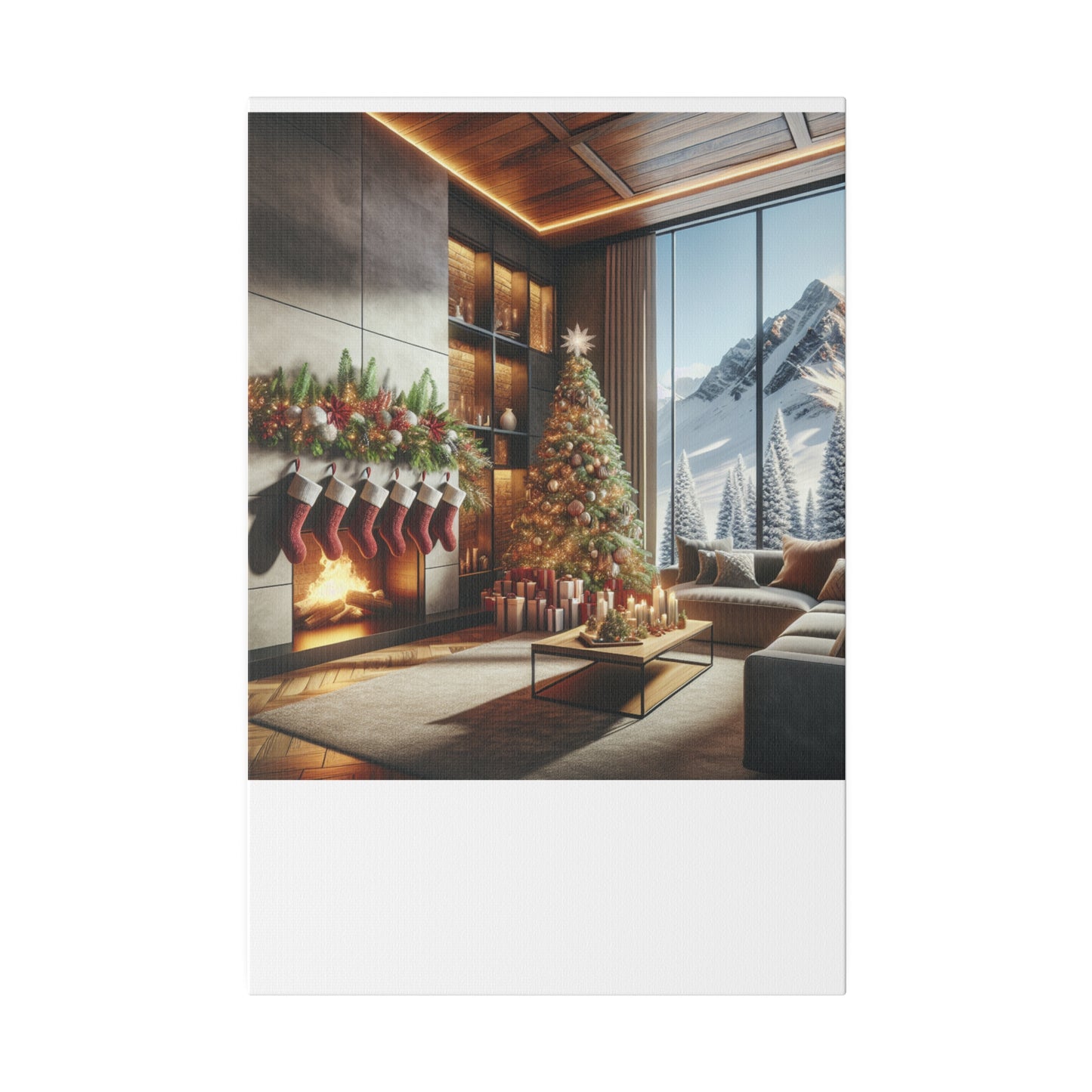 Christmas Matte Canvas, Stretched, 0.75"