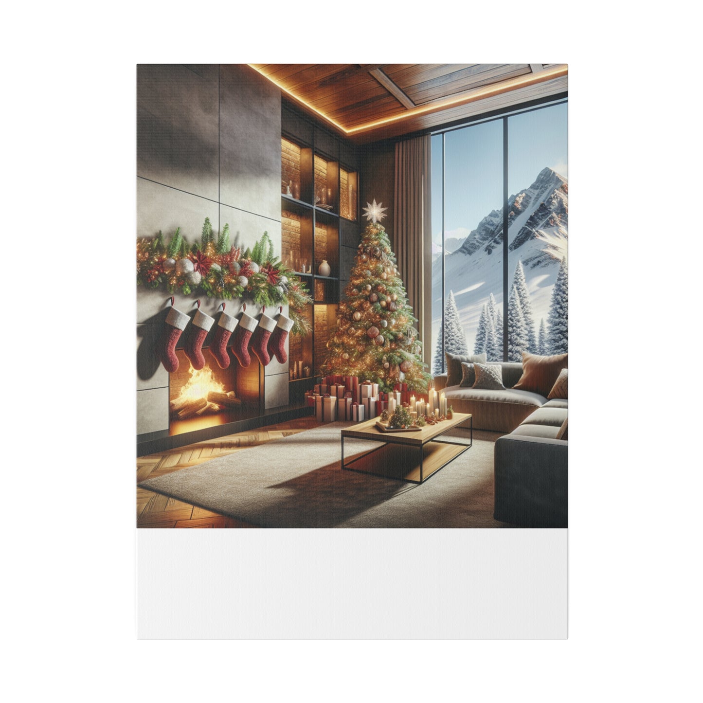 Christmas Matte Canvas, Stretched, 0.75"