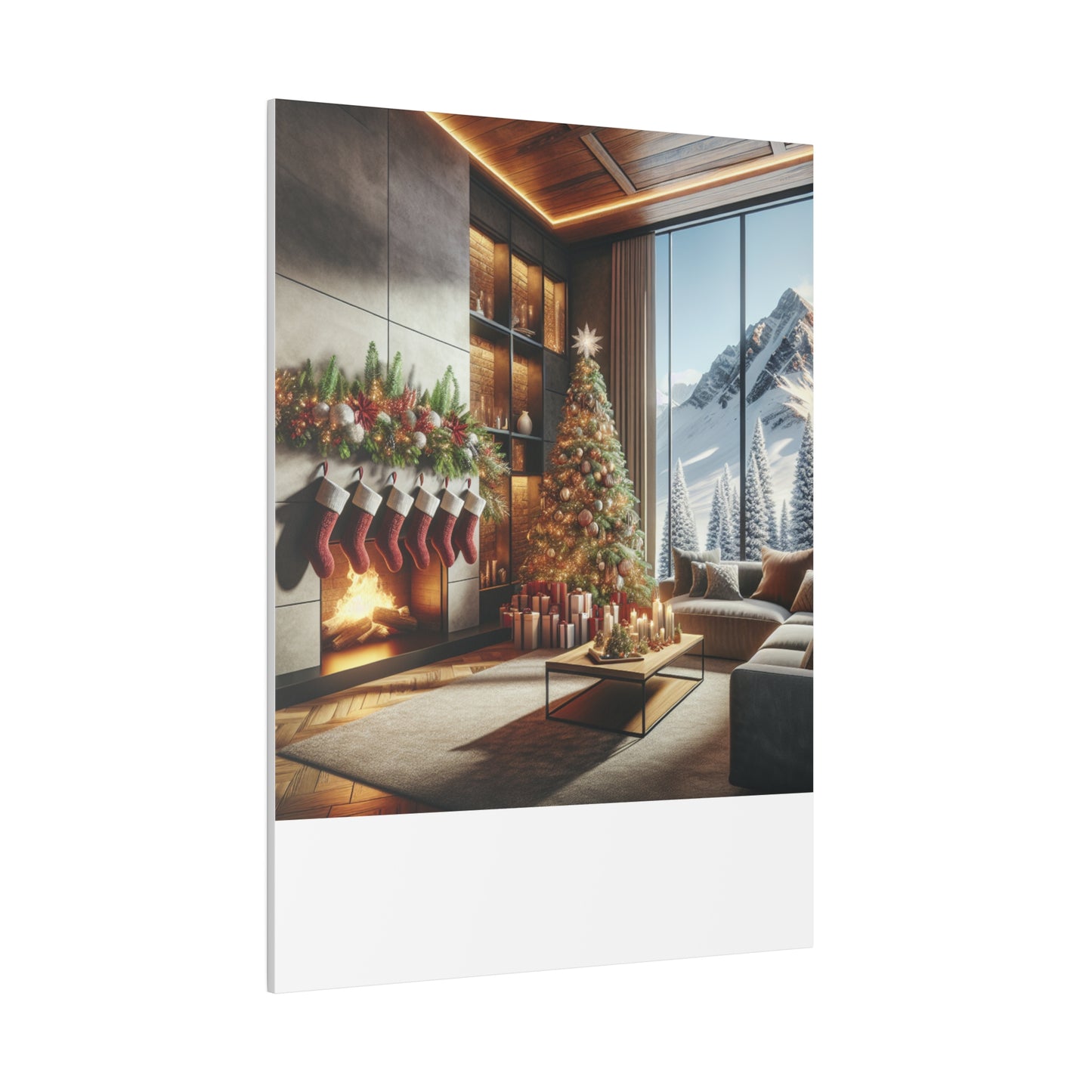 Christmas Matte Canvas, Stretched, 0.75"