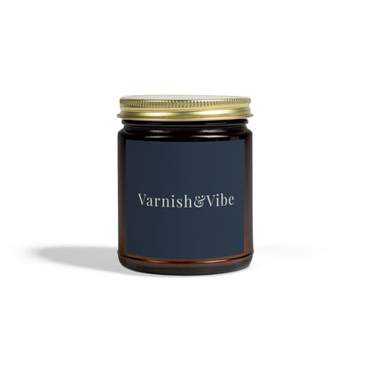 VARNISH & VIBE 4oz/9oz COCONUT APRICOT WAX SCENTED CANDLE