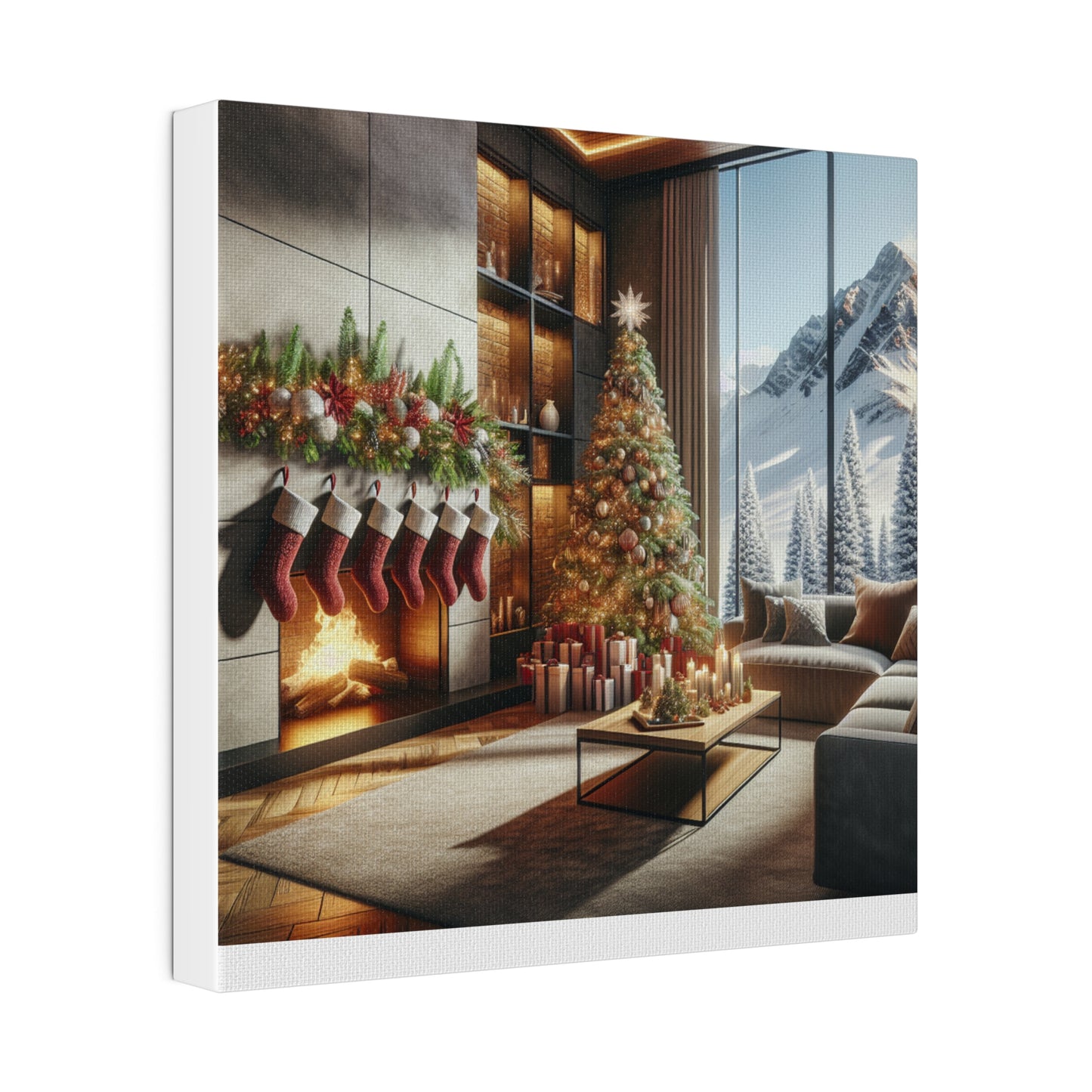 Christmas Matte Canvas, Stretched, 0.75"