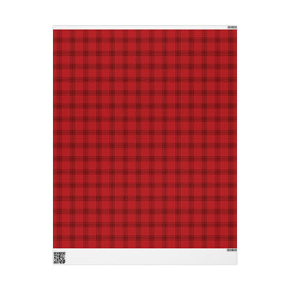 Red Tartan Wrapping Papers - Varnish & Vibe