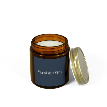 VARNISH & VIBE 4oz/9oz COCONUT APRICOT WAX SCENTED CANDLE