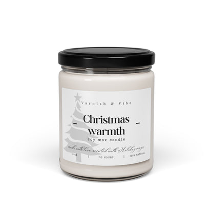 Christmas Vegan Natural Soy Candle, 9oz