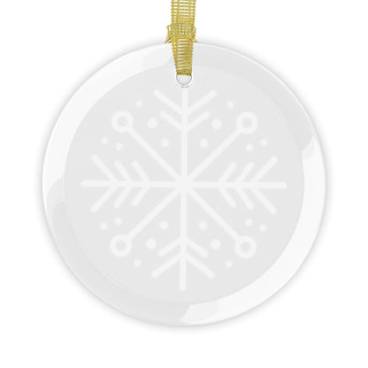 Snowflake Glass Ornaments - Varnish & Vibe