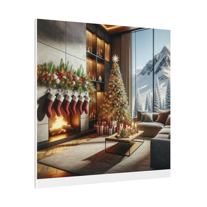 Christmas Matte Canvas, Stretched, 0.75"