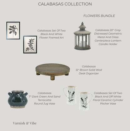Advertisement for Calabasas Collection Spring Favorites featuring various home decor items.