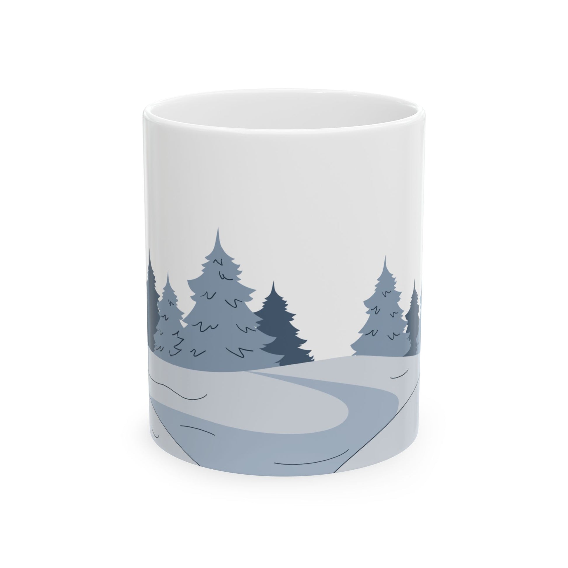 Winter Ceramic Mug, (11oz, 15oz) - Varnish & Vibe