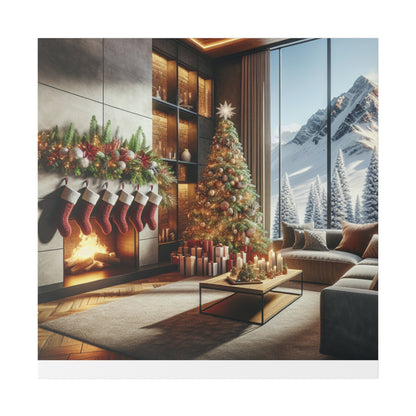 Christmas Matte Canvas, Stretched, 0.75"