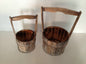 LAKEVIEW SET OF TWO WOOD GARDEN PLANTERS