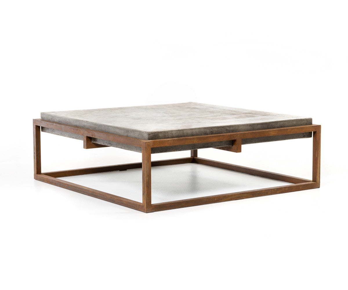 HARBOR CONCRETE AND METAL COFFEE TABLE - Varnish & Vibe