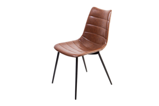 PIER FAUX LEATHER DINING CHAIRS - Varnish & Vibe