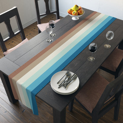 OCEAN STRIPED TABLE RUNNER