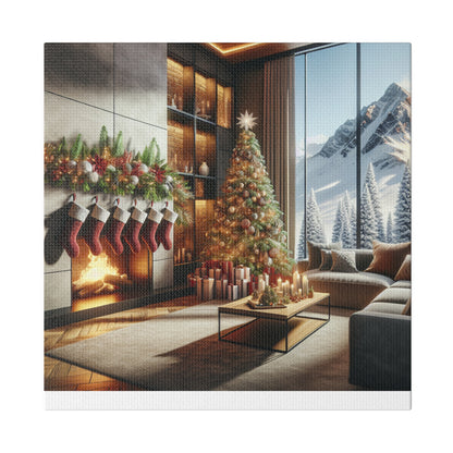 Christmas Matte Canvas, Stretched, 0.75"