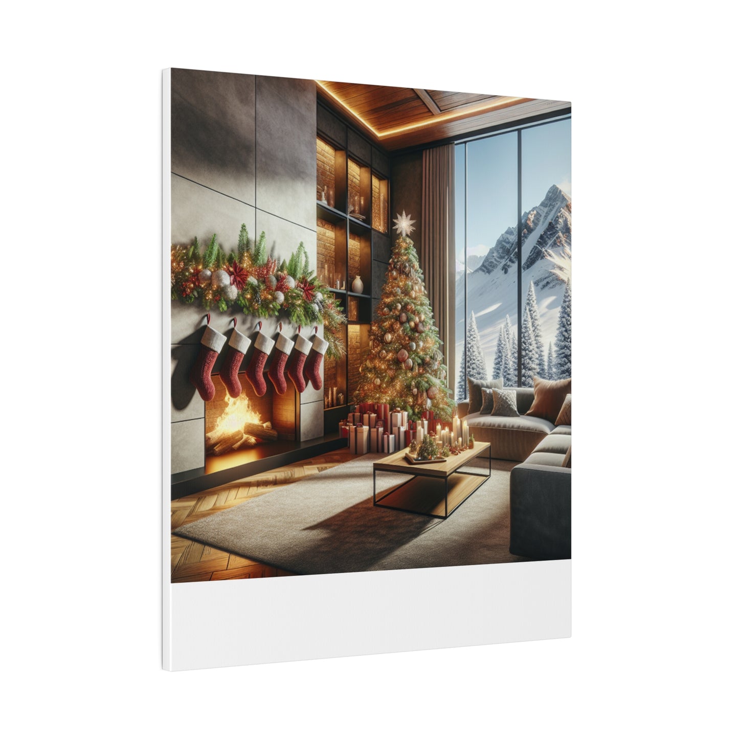 Christmas Matte Canvas, Stretched, 0.75"