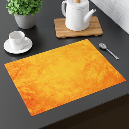 Amber Haze Abstract Fall Elegance Placemat