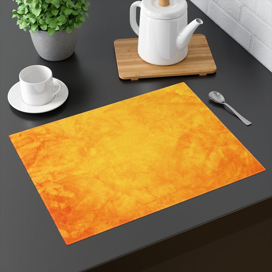 Amber Haze Abstract Fall Elegance Placemat