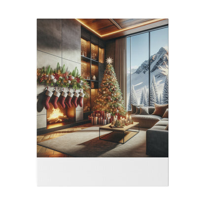 Christmas Matte Canvas, Stretched, 0.75"