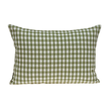 20" X 6" X 14" TROPICAL GREEN PILLOW COVER WITH POLY INSERT - Varnish & Vibe