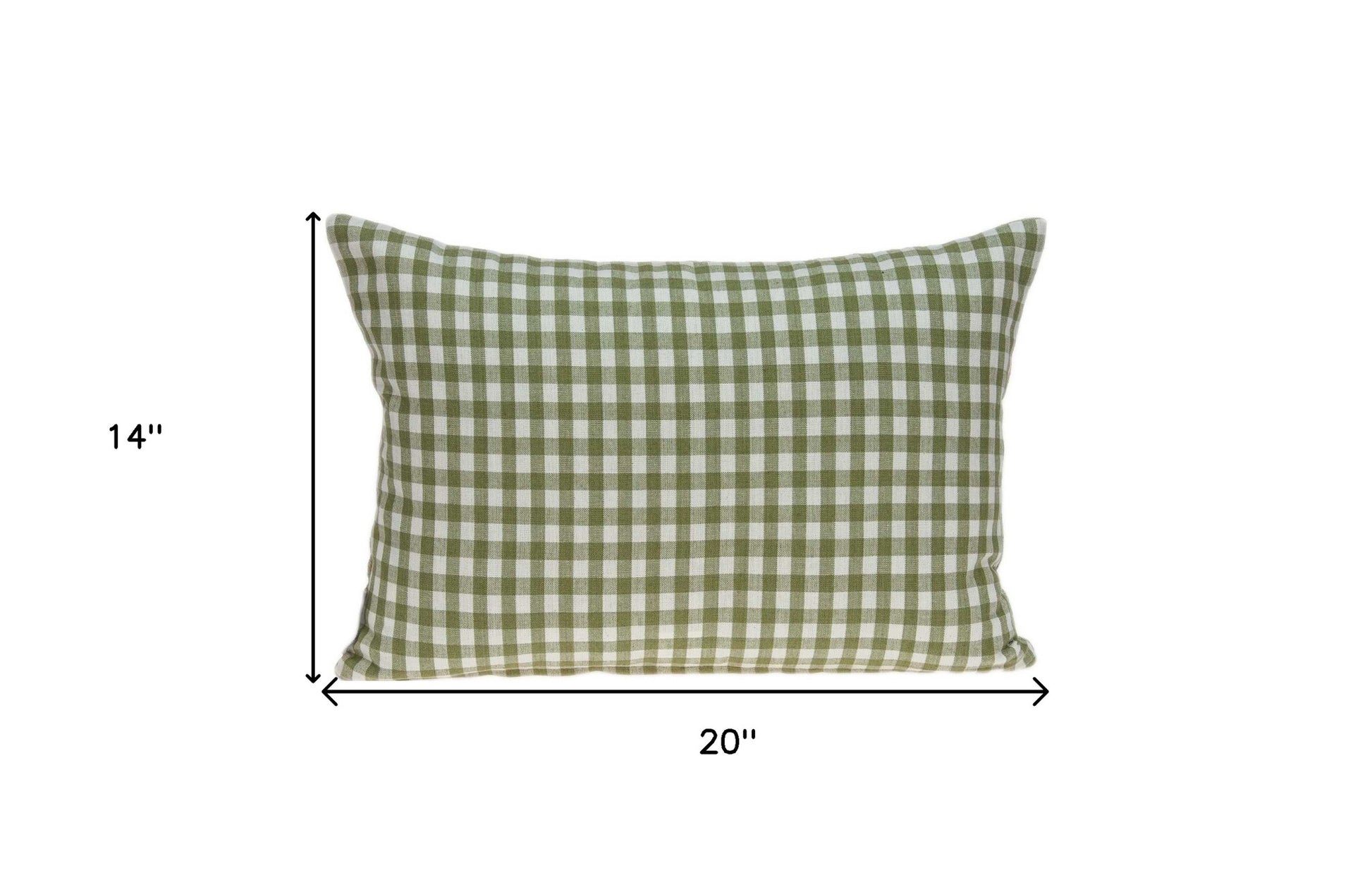 20" X 6" X 14" TROPICAL GREEN PILLOW COVER WITH POLY INSERT - Varnish & Vibe