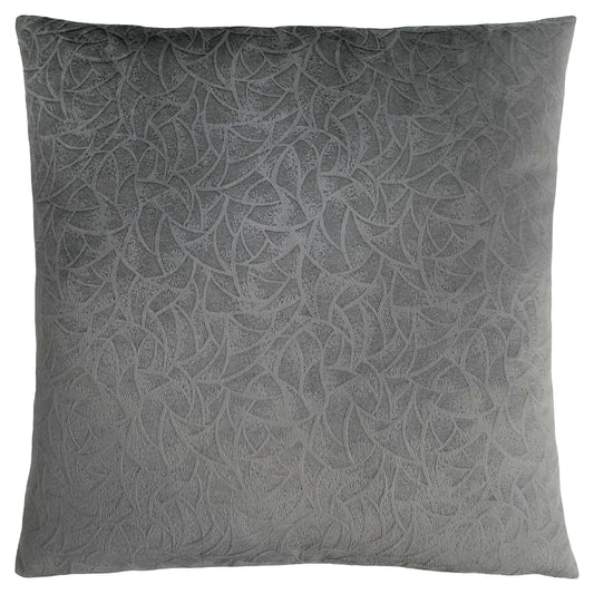 PIER GREY ABSTRACT VELVET PILLOW - Varnish & Vibe