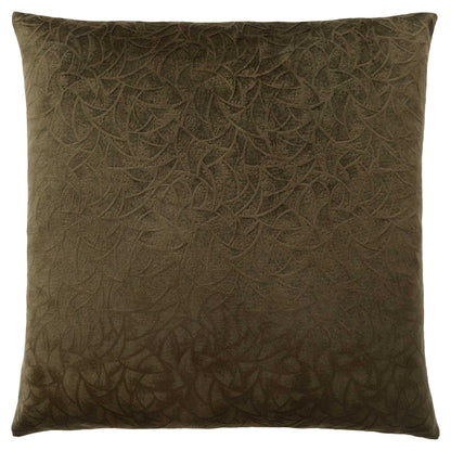 PIER GREEN FLORAL VELVET PILLOW - Varnish & Vibe