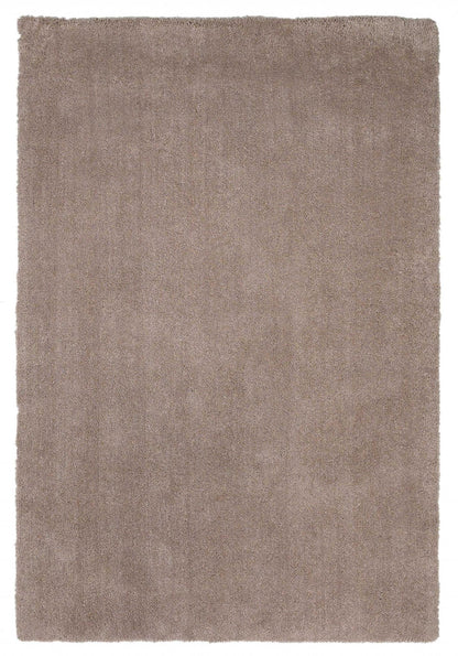 LAUREL 8' X 10' BEIGE SHAG HAND WOVEN AREA RUG