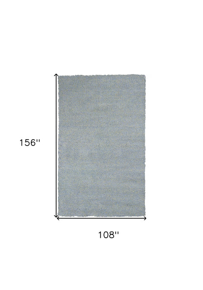 REDONDO 9' x 13' BLUE-GRAY HAND WOVEN AREA RUG