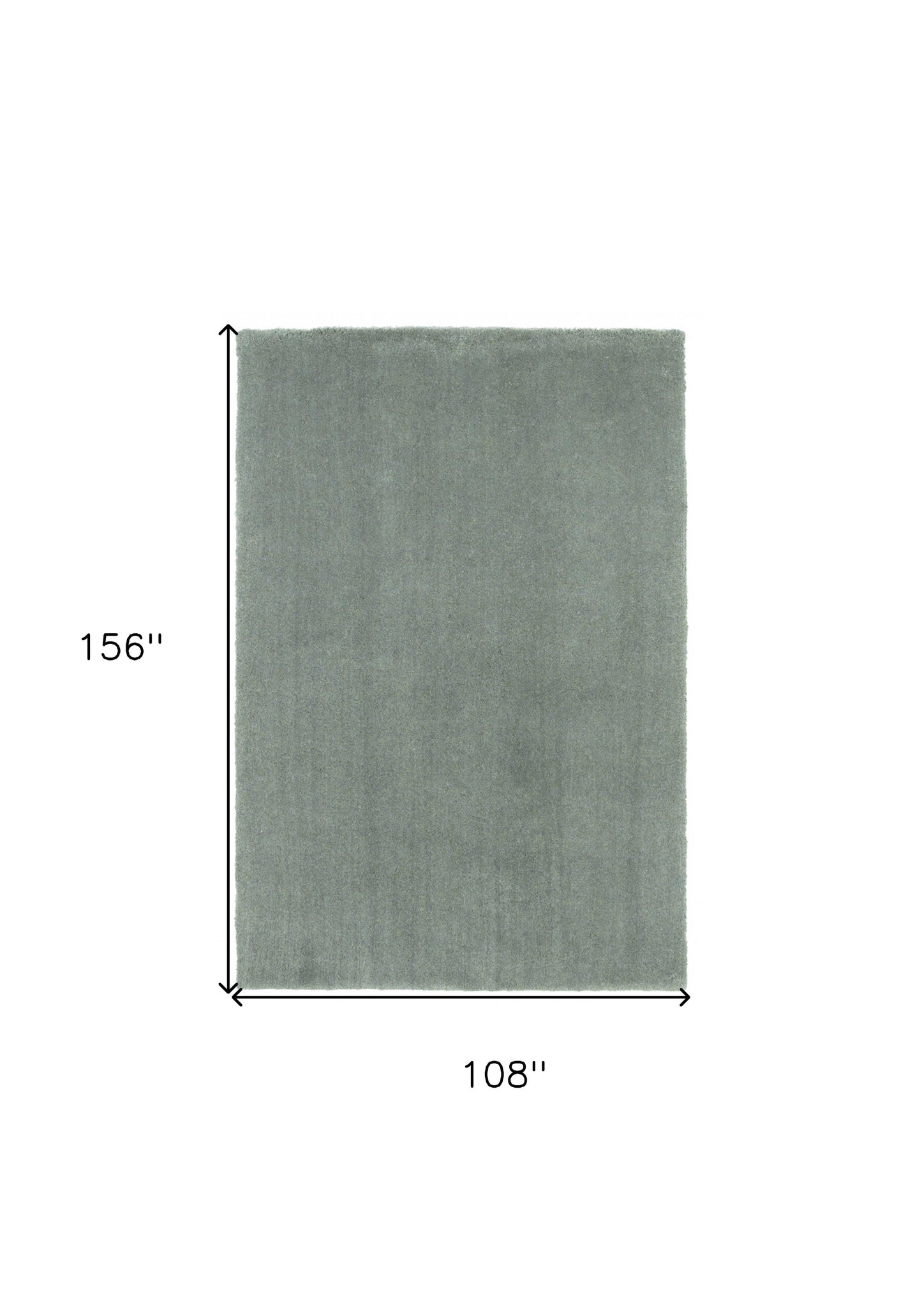 REDONDO 9' x 13' BLUE-GREEN HAND WOVEN AREA RUG