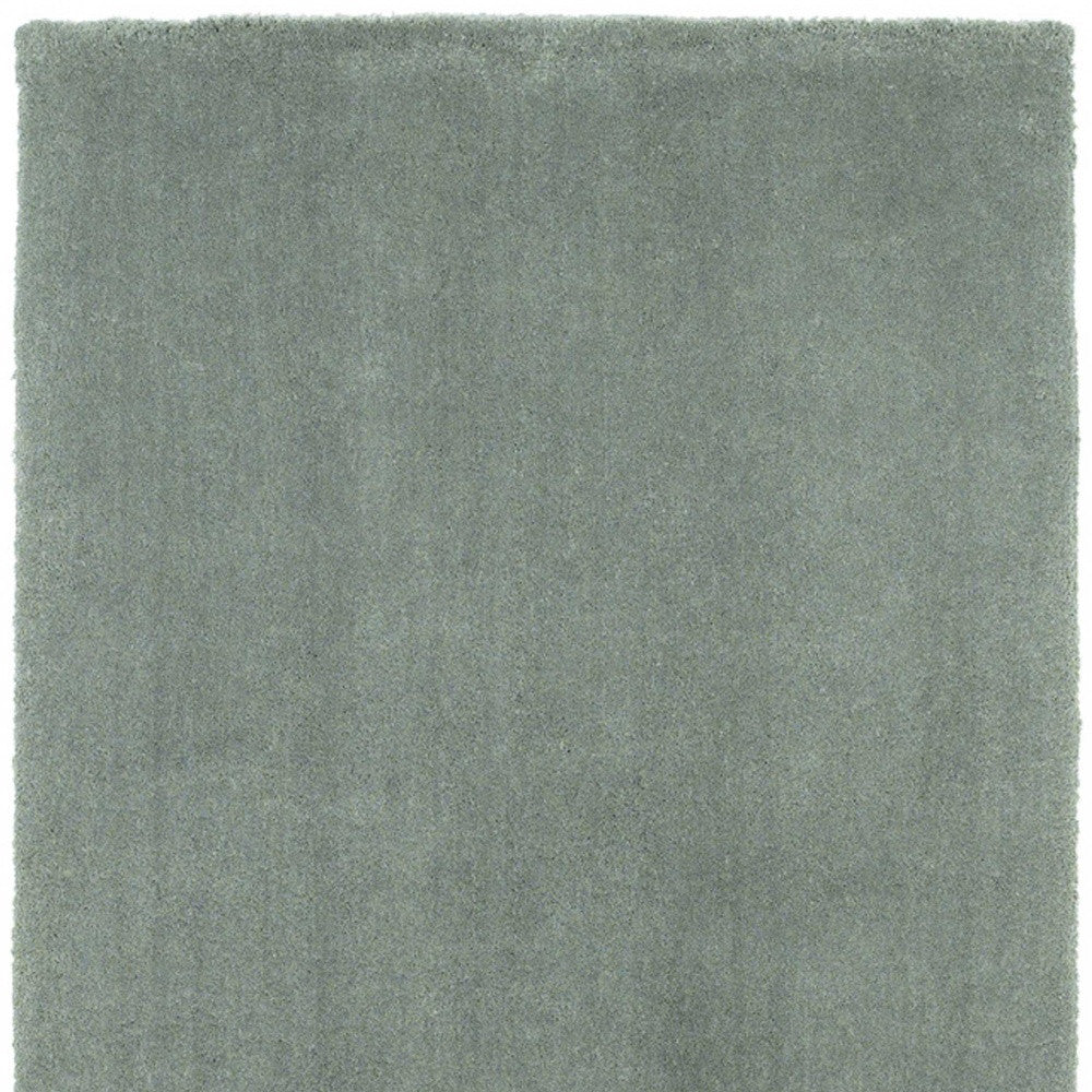 REDONDO 9' x 13' BLUE-GREEN HAND WOVEN AREA RUG