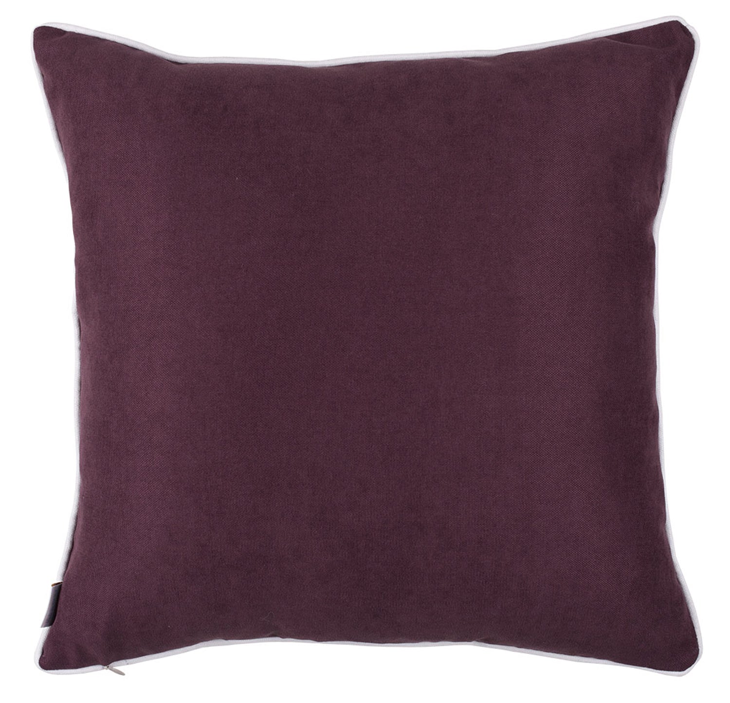 Purple pillow on a white background