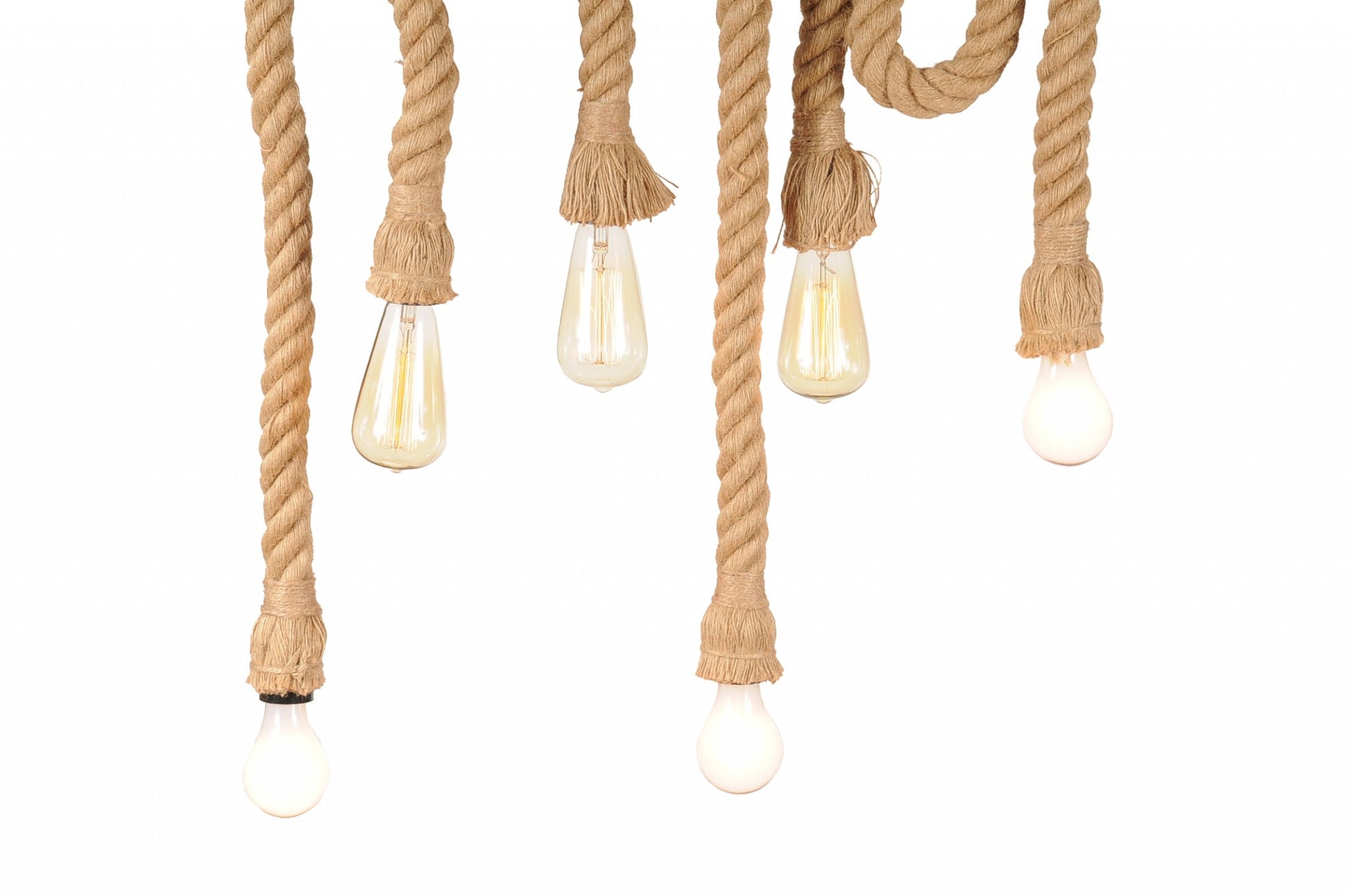5" X 30" X 50" 6 BULBS MEDUSA  PENDANT LAMP - Varnish & Vibe