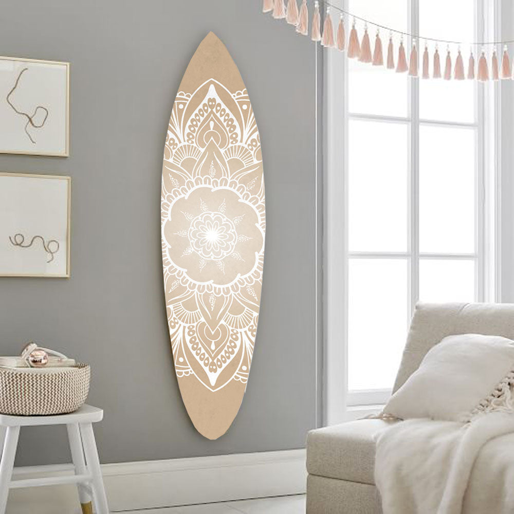 wood tan tranquility surboard wall, tan tranquility surboard wall art, surboard wall art, 76 wood tan tranquility surboard, tranquility surboard wall art